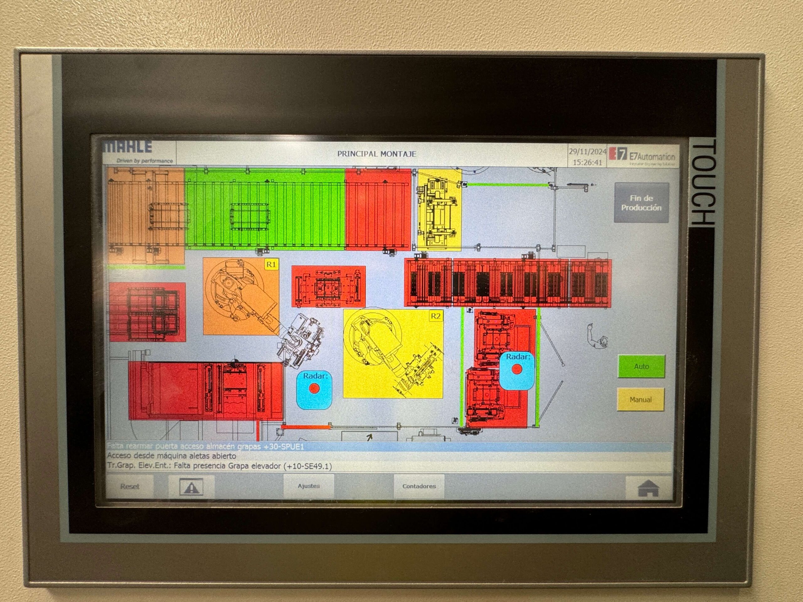 Automatització muntatge radiadors R9 7