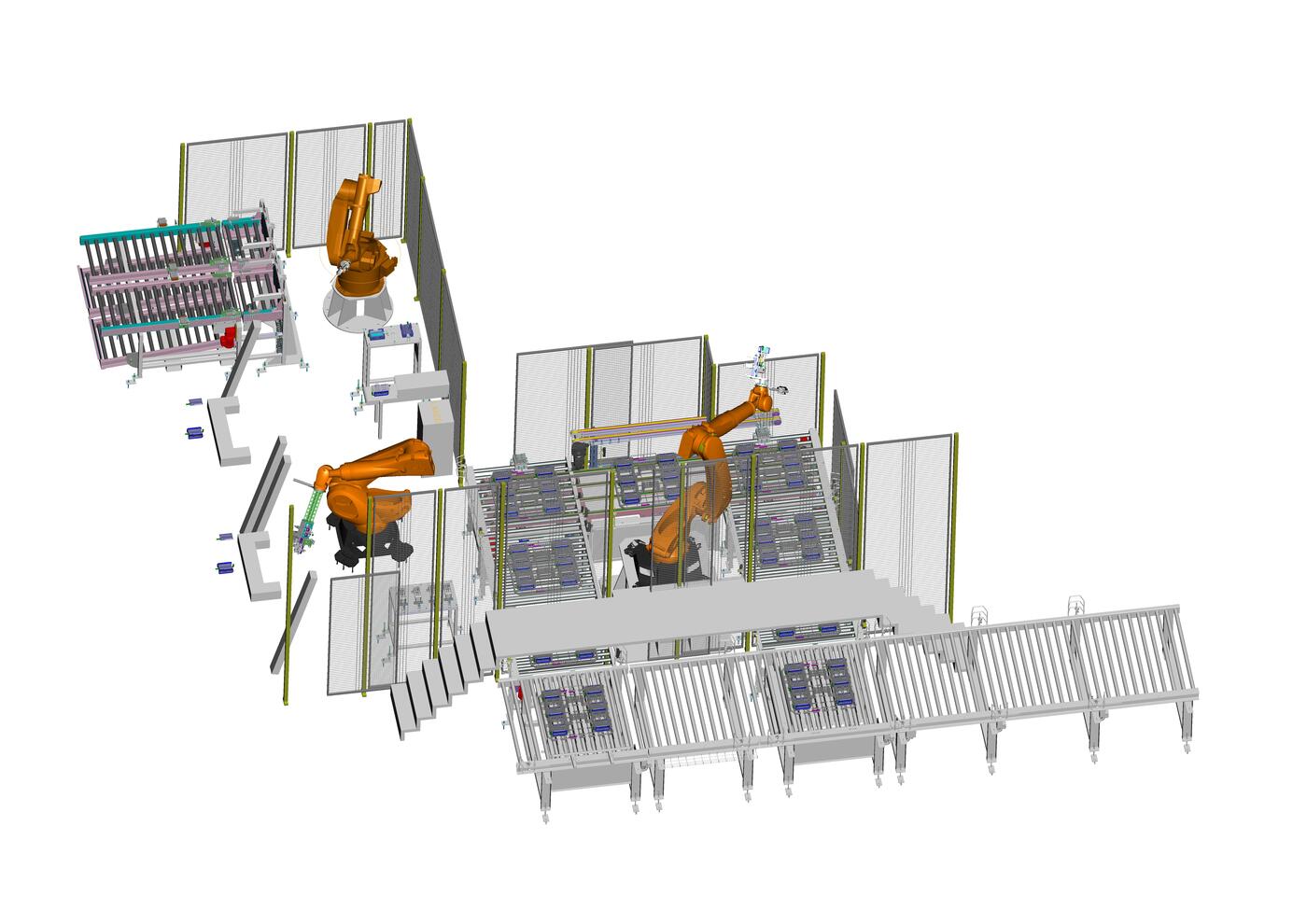 Cel·la robotitzada de fabricació d'evaporadors 4