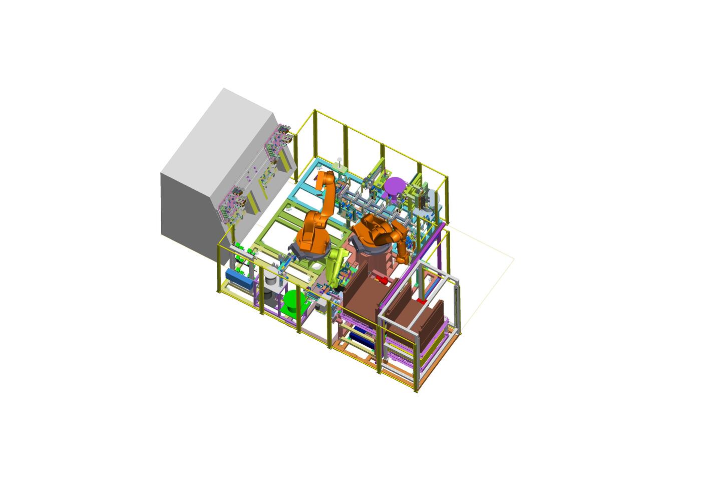 Cel·la robotitzada de muntatge de condensador de AC 1